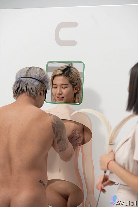 Breathtaking asian models get stripped and hammered during an adult game show - Image 14 of 20  in Skirt category   featuring Li Er 