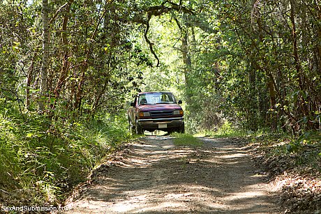 Lost blondy babes in the woods get lured into a BDSM swingers party by a stranger - Image 4 of 20  in Outdoor category   featuring Penny Pax, James Deen, Anikka Albrite 
