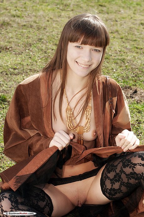 Goddess Nudes featuring Red Eva XXX Images - Image 8 of 21  in Outdoor category   featuring Red Eva 
