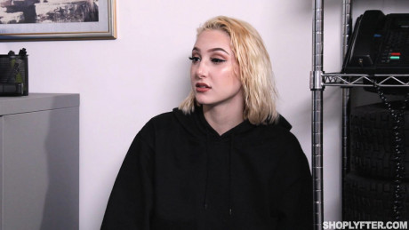 Naturally busty shoplifter Skylar Vox gets brutally plowed doggystyle - #1207907