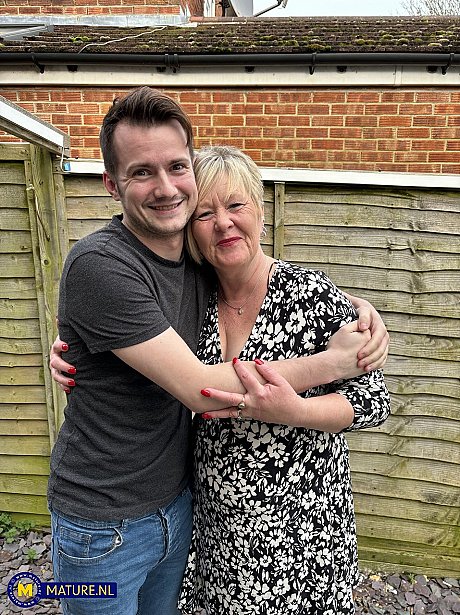 British granny Chantelle unleashes her titties and teases a young dong - Image 20 of 20  in Pussy category   featuring Sam Bourne, Chantelle 