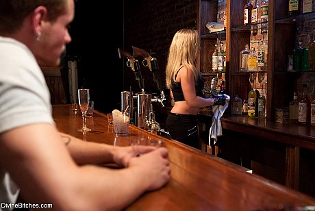 American bartender Dia Zerva licks off a stranger in front of her cuckold - Image 7 of 21  in Sexy category   featuring Dia Zerva, Trent Diesel 