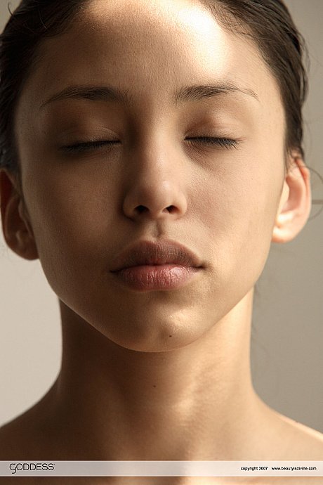 Petite teen Alexis thrusts her perky tits forth in front of a mirror - Image 12 of 12  in Model category   featuring Alexis Love