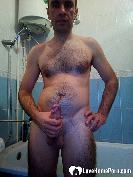 Amateur ex-wife gets filmed swallowing a big meat and masturbating in the bathroom - Image 5 of 20  in Tiny Tits category  