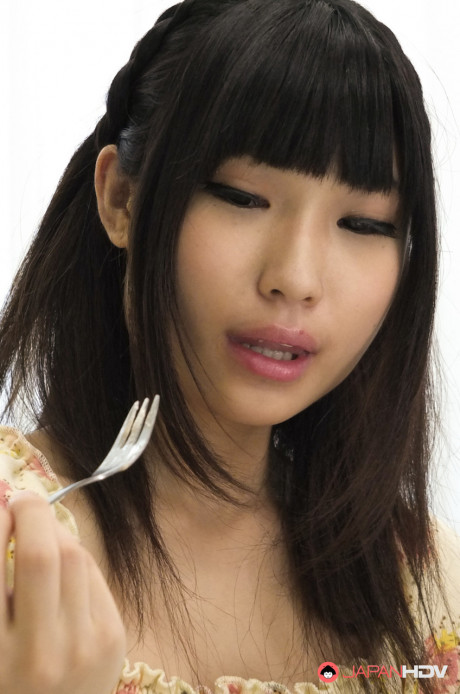 Japanese girls Runa Kobayashi & Akubi Yumemi are fingered over dinner - #1035420