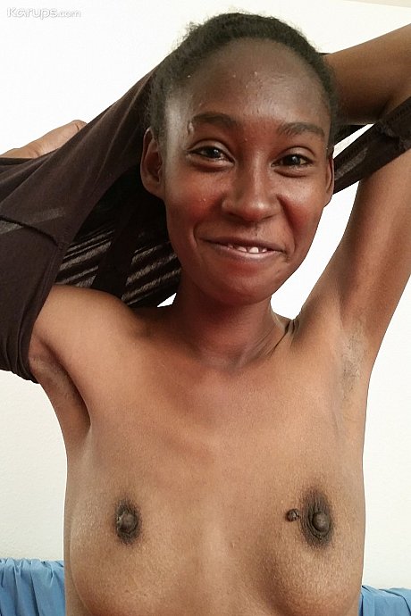 Thin black slut lady Chiyoki toys her bush during naked modelling premiere - Image 8 of 18  in Pussy category   featuring Chiyoki 