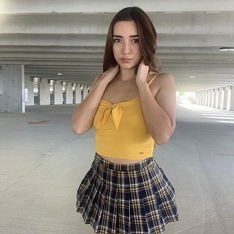 Brunette beauty Samly Puff models a few outfits during naked action - Image 3 of 20  in Teen category   featuring Samly Puff 