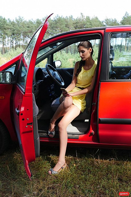 Sexy European babe Coco Kiss sucks a dick and gets hammered on a car - Image 8 of 15  in Hardcore category   featuring Big George, Coco Kiss 