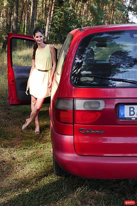 Sexy European babe Coco Kiss sucks a dick and gets hammered on a car - Image 11 of 15  in Hardcore category   featuring Big George, Coco Kiss 