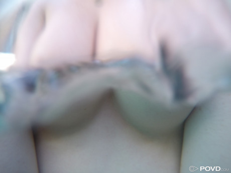 Summer Playmate named Bella Skye showing off her monstrous titties underwater