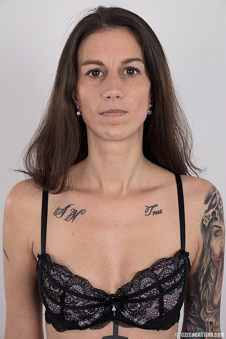 Tattooed female Alzbeta puts her slender body on display for the first time - Image 6 of 20  in Close Up category   featuring Alzbeta 