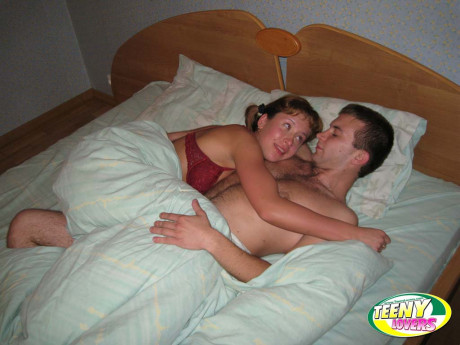 Teen couple wake from a sleep ready to resume their hardcore fucking