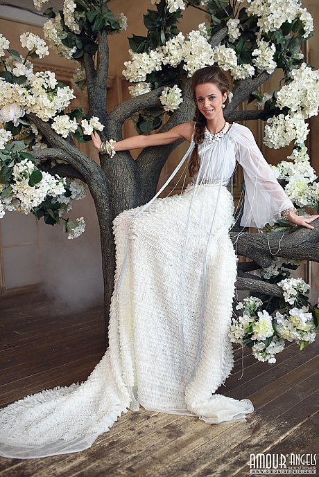 Teen bride takes off her wedding dress to model nude after the ceremony - Image 2 of 20  in Pussy category   featuring Lili Z 