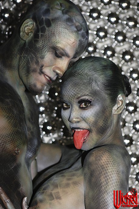 Curvy oriental zombie Mika Tan getting brutally screwed in the bathtub - Image 1 of 21  in Pussy category   featuring Derrick Pierce, Mika Tan 