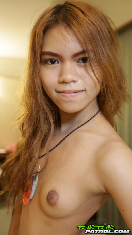 Petite oriental babe Muay enjoys some POV hardcore sex after a fine striptease - #1112418
