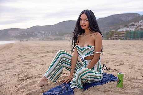 Breathtaking latina Dulce strips her colorful outfit and poses undressed - Image 4 of 21  in Teen category   featuring Dulce Rivera 