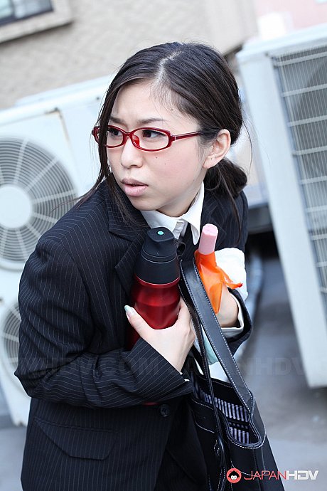 Japanese businesswoman Yuka Tsubasa gives an intense footjob & handjob - Image 5 of 20  in Amateur category   featuring Yuka Tsubasa 