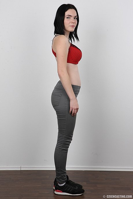 Amateur Petra has perky tits and humongous nipples photographed for a casting call - Image 5 of 20  in Close Up category   featuring Petra 