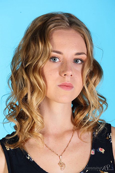 Barely legal yellow-haired Stacy G gets totally naked during a solo show - Image 15 of 16  in Legs category   featuring Stacy G 