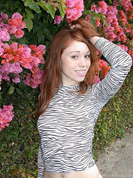 Fine ginger head Rose Bud flaunts her small titties & pretty twat at beach playground - Image 15 of 15  in Outdoor category   featuring Rose Bud 