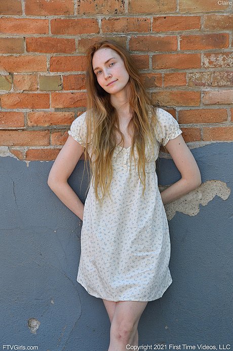 Amateur babe Claire flashes her twat in public before stripping nude at home - Image 3 of 21  in Outdoor category   featuring Claire Roos 