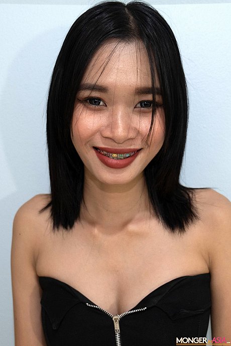 Ravishing pretty Thai teenie Bussaba goes bare-breasted at the casting & shows her breasts - Image 2 of 9  in Teen category   featuring Bussaba 