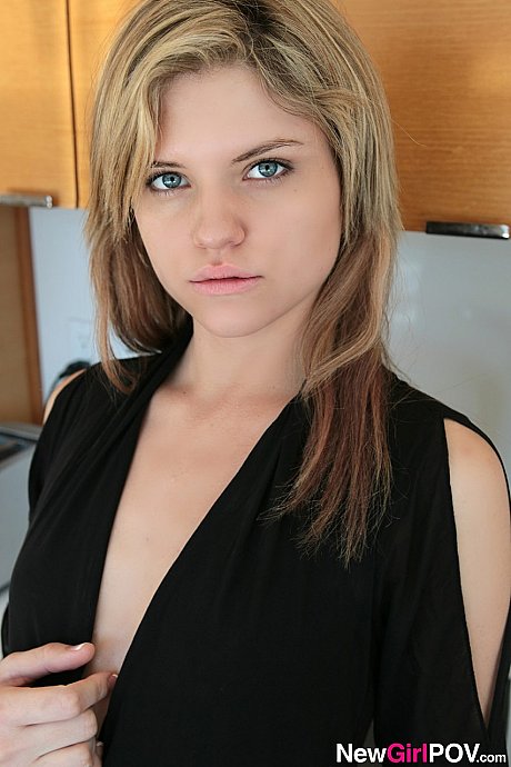Fresh teenie yellow-haired Scarlett is the cutest thing as she changes her underwear choices - Image 8 of 15  in Pussy category   featuring Scarlett 