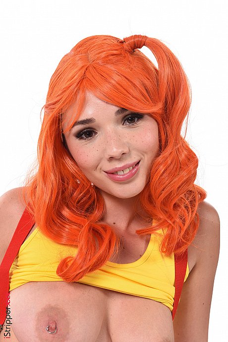 Charming redhead Eve attractive gets naked to masturbate in red canvas sneakers - Image 5 of 15  in Legs category   featuring Eve Sweet 