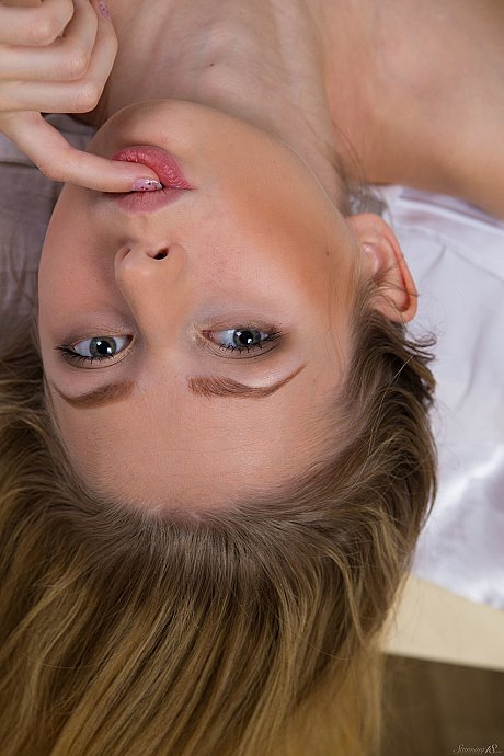 Thin glamour chick girl girl Olivia disrobe to expose her tiny perfect behind & nice titties - Image 10 of 16  in Model category   featuring Helga Grey 