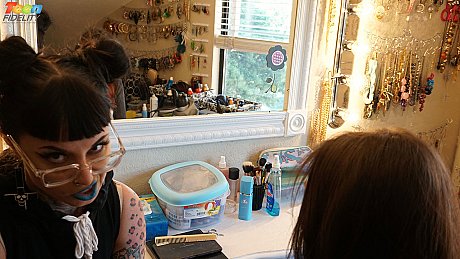 Brunette schoolgirl Rhaya Shyne bares her small boobs in the classroom - Image 15 of 16  in Teen category   featuring Ryan Madison, Rhaya Shyne 