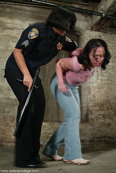 Chyna White gets brutalized by a police officer after getting a parking ticket - Image 17 of 20  in Outdoor category   featuring DragonLily, ChynaWhite 