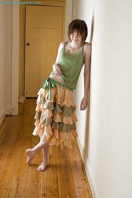 Amateur housewife Bronte strips off frilly skirt and undergarment - Gallery #12587