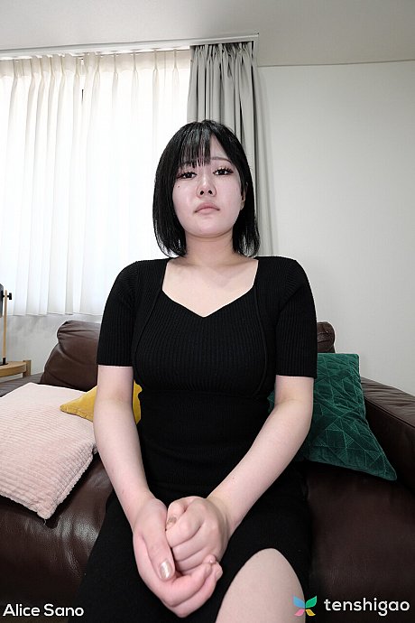 Raven-haired Japanese teen Alice Sano swallowing and riding a meaty schlong in POV - Image 1 of 21  in Hardcore category   featuring Alice Sano 