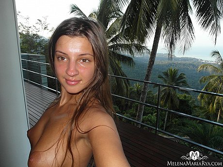 Lovely babe Melena Tara shows off her natural breasts and her hot butt - Image 14 of 15  in Pussy category   featuring Melena Tara 