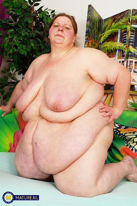 Old SSBBW Antonia C struggles to masturbate with her monstrous dildo - Image 6 of 20  in Amateur category   featuring Antonia C 