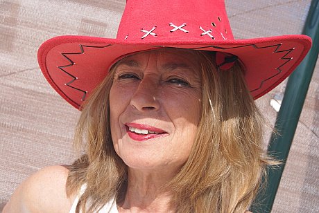 Mature woman Marta Style exposes her boobs and cunt on a sunny deck - Image 2 of 16  in Close Up category   featuring Marta Style 