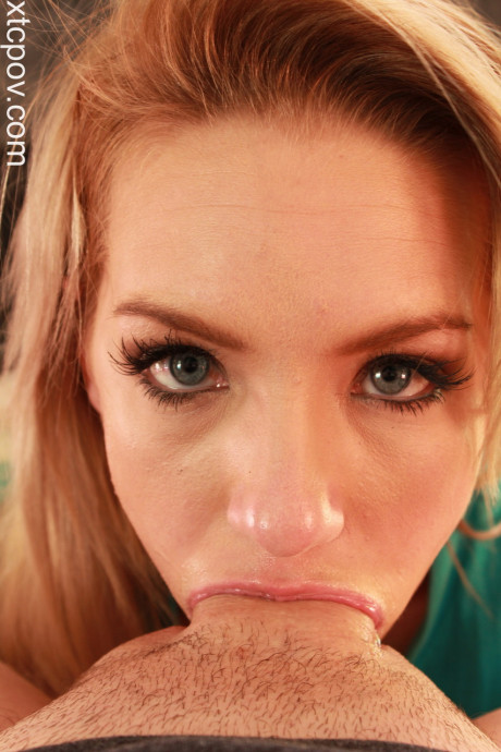 Horny amateur redhead blows and deepthroats a schlong before giving a rimjob - #1263489