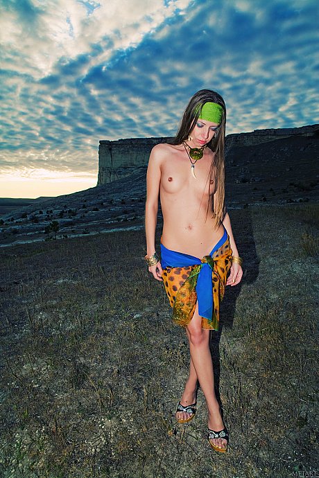 Met Art performed by Mika A naked Pics - Image 4 of 21  in Outdoor category   featuring Mika A 
