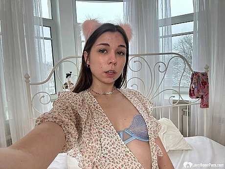 Sweet brunette shows off her natural tits in a hot selfie compilation - Image 20 of 20  in Babe category   featuring Thea Lun 