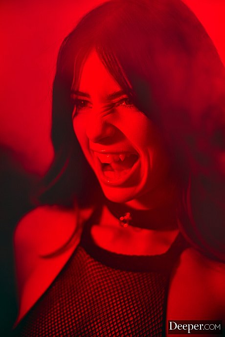 Brunette vampire Asteria Jade getting nailed in various sex positions