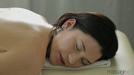 Russian brunette Erika Bellucci enjoys the way professional masseur makes it - Image 6 of 17  in Pussy category   featuring Nick Rock, Erika Bellucci 