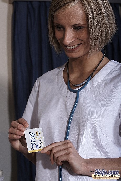 Sleazy nurse's aide Paris Pink treats infirm cougar man man dude to position-69 blowjob - Image 4 of 16  in Pussy category   featuring John, Paris Pink 