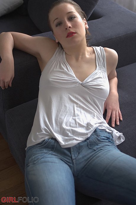 Amateur model Sofia wears her hair slicked backed while baring her butt - Image 1 of 12  in Model category   featuring Sofia 