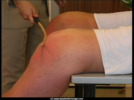 Misbehaving students have their bare asses spanked and caned by a male teacher - #642729