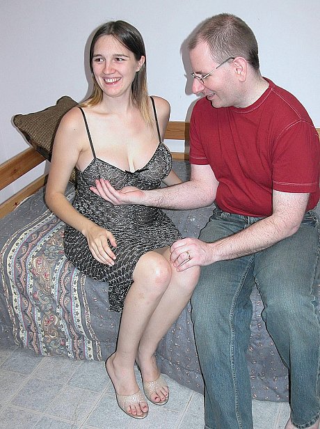 Amateur GF Natalie gets her humongous boobies and mouth poked by a nerd - Image 2 of 20  in Amateur category   featuring Logan Drake, Natalie 