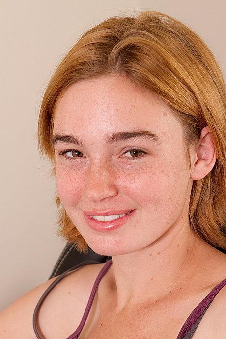 Amazingly sexy delicious red hair amateur undressing and teasing her pink honey pot - Image 1 of 16  in Pussy category   featuring Brook Scarlet 