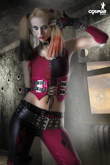 Cosplay enthusiast Harley Quinn hits upon great solo poses - #24948