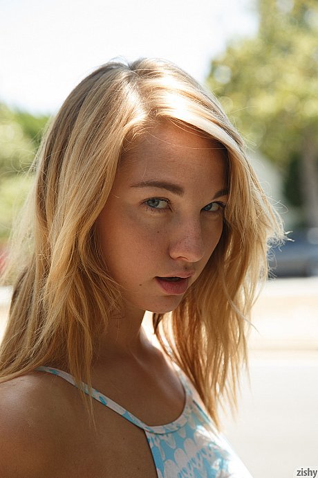 Slender young Lily Ivy flaunts her naturals and huge ass and poses in the pool - Image 9 of 11  in Outdoor category   featuring Lily Ivy 