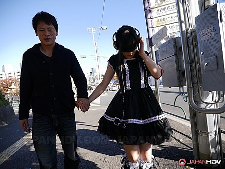 Kinky Japanese maid Yui Kyouno gets treated to a remote controlled vibrator - Image 12 of 20  in Outdoor category   featuring Yui Kyouno 