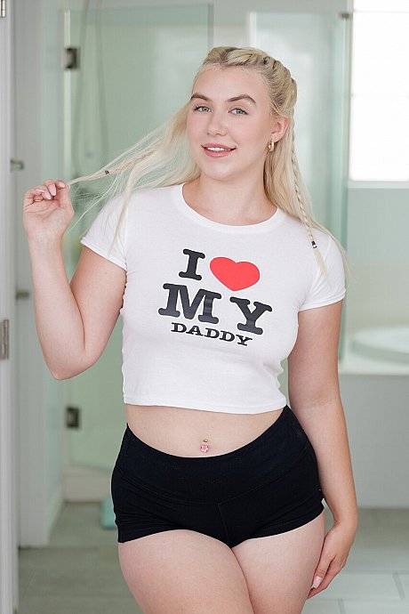 Pretty yellow-haired Maisey Monroe likes some POV sex & takes a cumshot on her boobs - Image 1 of 21  in Pussy category   featuring Maisey Monroe 